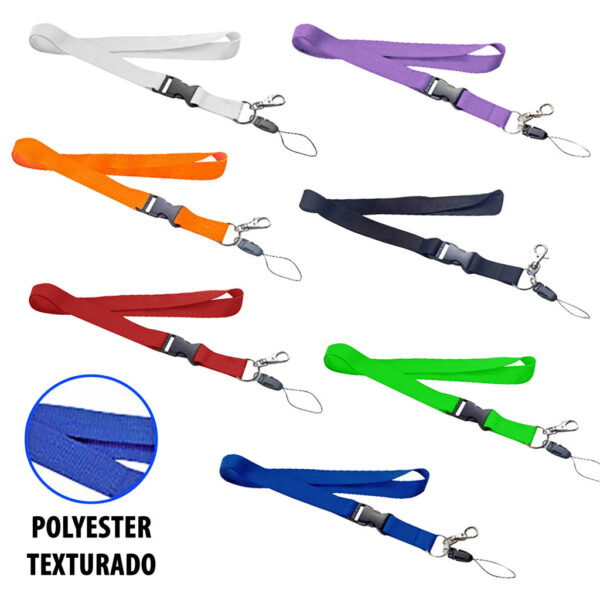 Cinta Lanyard Texturada LAN01, detalle - Lanyards e Identificación | MerchLAB