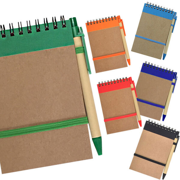 Libreta Ecológica con bolígrafo N36 8 Libreta Ecológica con bolígrafo N36, foto 8 - Libretas Corporativas | MerchLAB