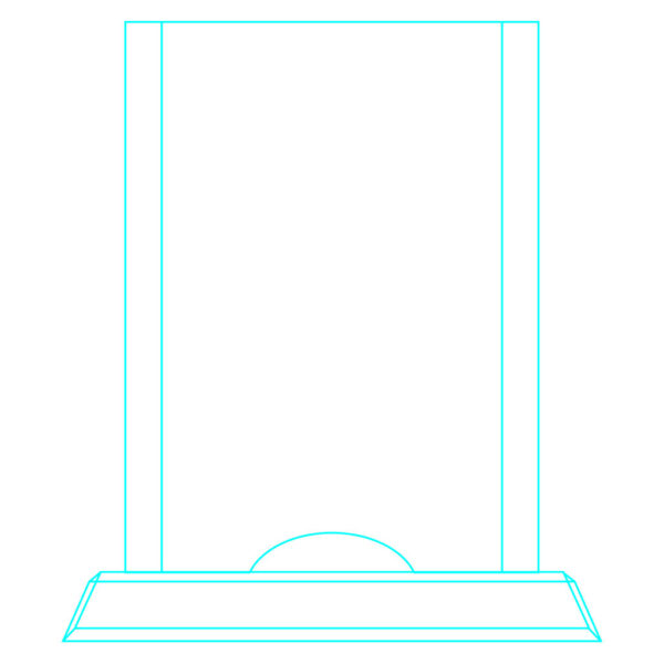Galvano Cristal Rectangular LSA 066 5 Galvano Cristal Rectangular LSA 066, foto 5 - Galvanos y premios | MerchLAB