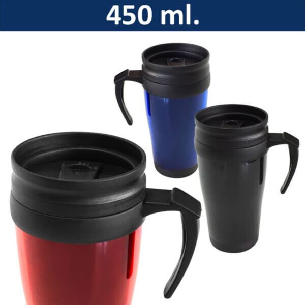 Mug Térmico Plástico M11 5 Mug Térmico Plástico M11, foto 5 - Tazones, Termos y Mugs | MerchLAB