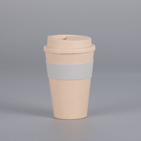 Mug Eco Cup "WHEAT STRAW" 355cc con banda silicona 6 Mug Eco Cup "WHEAT STRAW" 355cc con banda silicona, foto 6 - Mugs Corporativos | MerchLAB