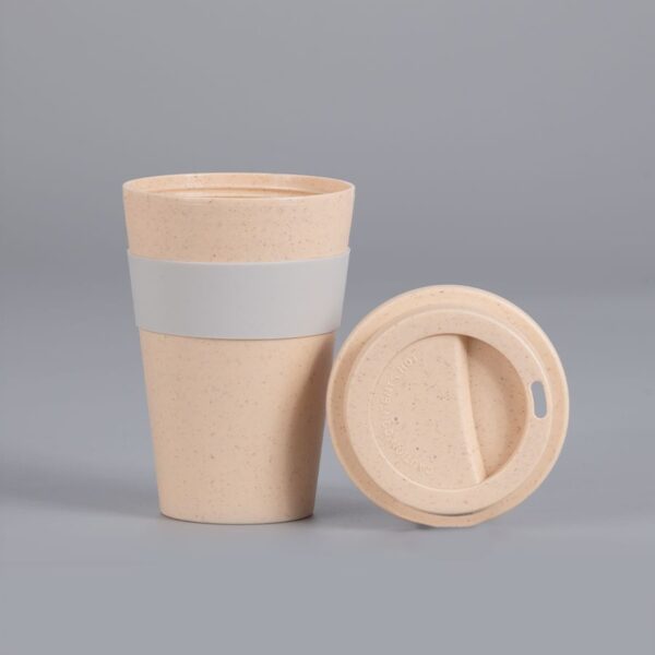 Mug Eco Cup "WHEAT STRAW" 355cc con banda silicona 7 Mug Eco Cup "WHEAT STRAW" 355cc con banda silicona, foto 7 - Mugs Corporativos | MerchLAB