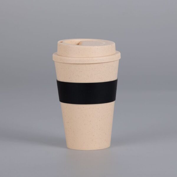 Mug Eco Cup "WHEAT STRAW" 355cc con banda silicona 8 Mug Eco Cup "WHEAT STRAW" 355cc con banda silicona, foto 8 - Mugs Corporativos | MerchLAB