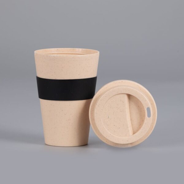 Mug Eco Cup "WHEAT STRAW" 355cc con banda silicona 9 Mug Eco Cup "WHEAT STRAW" 355cc con banda silicona, foto 9 - Mugs Corporativos | MerchLAB