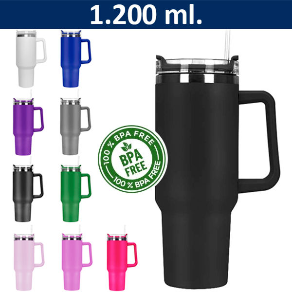Mug Térmico Acero Inoxidable M43 10 Mug Térmico Acero Inoxidable M43, foto 10 - Tazones, Termos y Mugs | MerchLAB