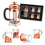 Set de Cafetera Francesa y Tazas ENCOBRIZADO M96 - Artículos para el Hogar | MerchLAB