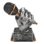 Trofeo Resina Microfono MIC10 - Copas | MerchLAB