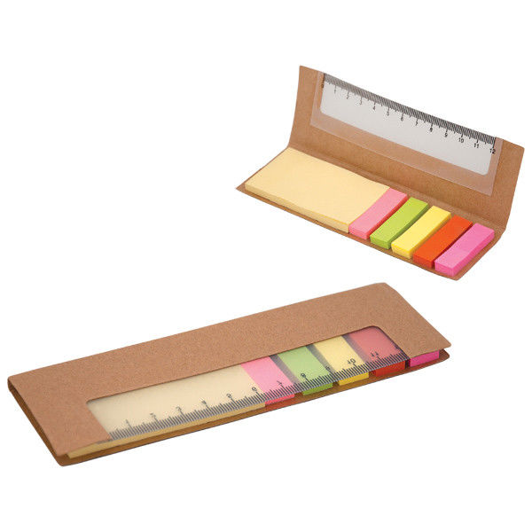 Memo set Tapa carton + Regla N23 1 Memo set Tapa carton + Regla N23 - Oficina y Escritorio | MerchLAB