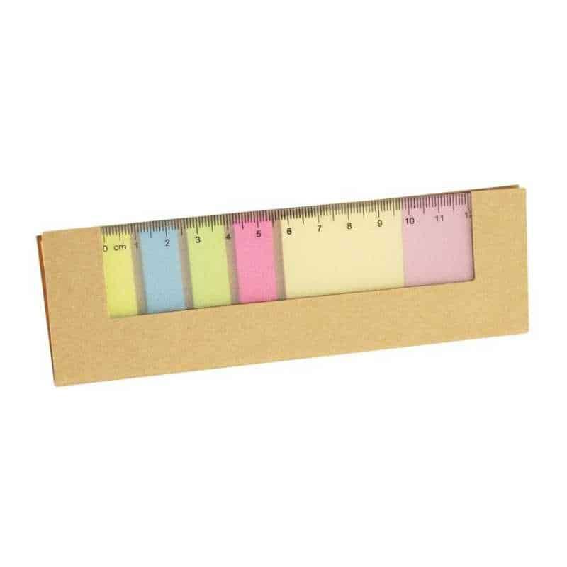 Memo set Tapa carton + Regla N23 2 Memo set Tapa carton + Regla N23, vista 2 - Oficina y Escritorio | MerchLAB