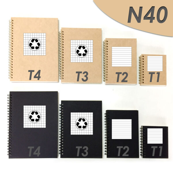 Cuaderno Ecológico N40 6 Cuaderno Ecológico N40, foto 7 - Cuadernos Corporativos | MerchLAB
