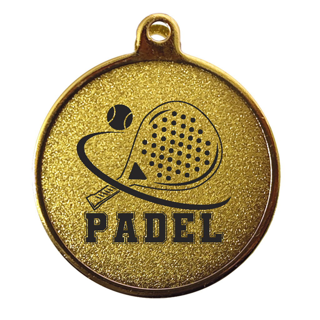 Medalla Pádel 55mm PAD55 2 Medalla Pádel 55mm PAD55, detalle - Medallas | MerchLAB