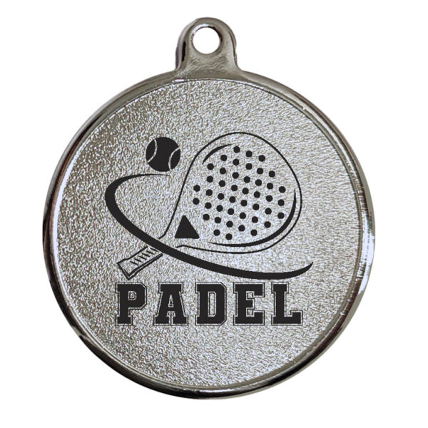 Medalla Pádel 55mm PAD55, foto 4 - Medallas | MerchLAB