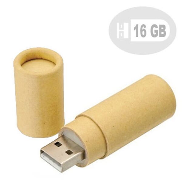 Pendrive Tubo Ecológico PD9, foto 4 - Pendrives | MerchLAB