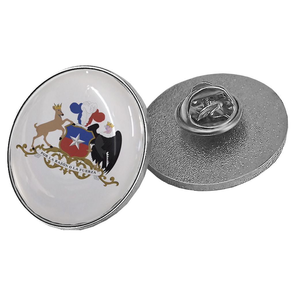 Piocha con Domo Broche Redondo 30mm PLATEADO (pins) 2 Piocha con Domo Broche Redondo 30mm PLATEADO (pins), vista 2 - Piochas | MerchLAB