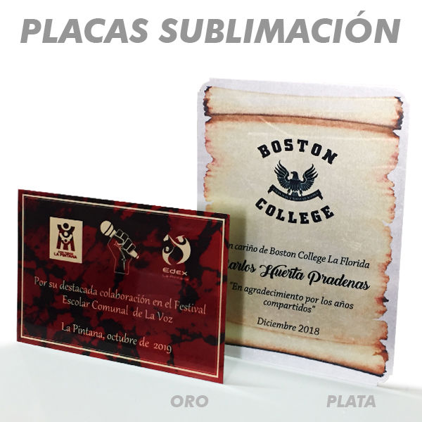Placas de Sublimación 5 Placas de Sublimación, foto 5 - Placas | MerchLAB