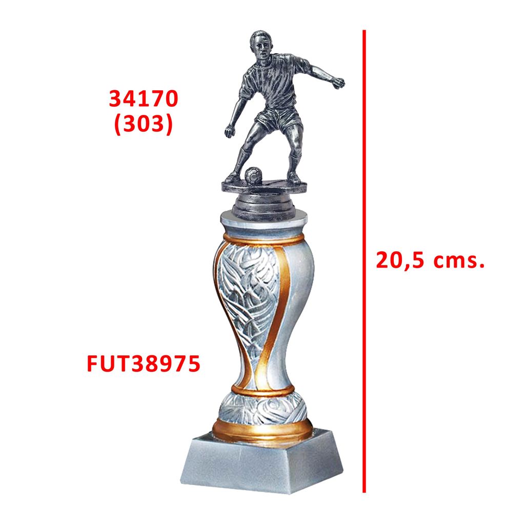 Trofeo Resina y Figura Plástica FUT 02 FUT01 FUT03 2 Trofeo Resina y Figura Plástica FUT 02 FUT01 FUT03, vista 2 - Base para Trofeo | MerchLAB