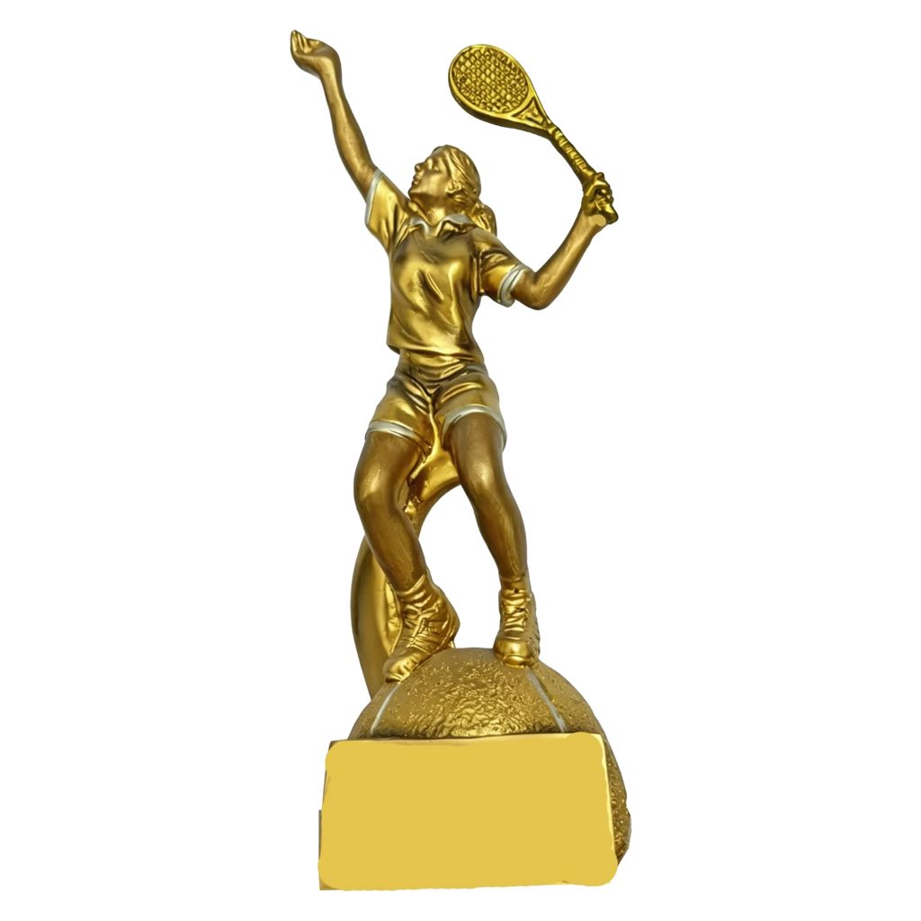 Trofeo Resina Tenista Femenino TEN10 1 Trofeo Resina Tenista Femenino TEN10 - Trofeos de Ténis | MerchLAB