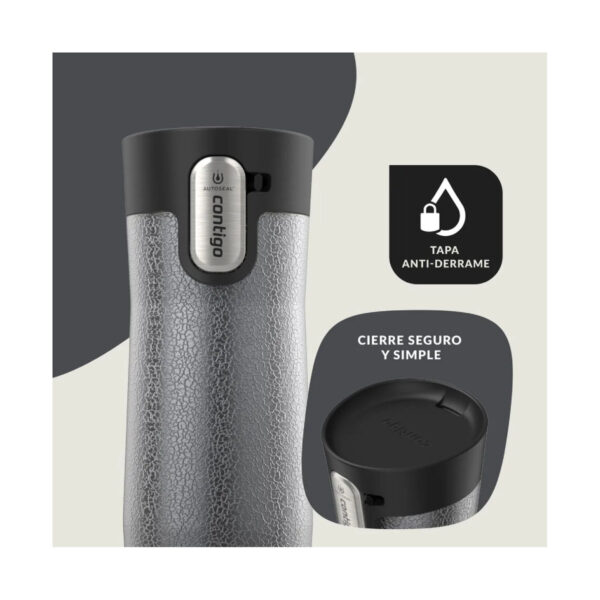 Mug Termal West Loop Contigo 473ml Blanco 5 Mug Termal West Loop Contigo 473ml Blanco vista 5 - regalo corporativo MerchLAB