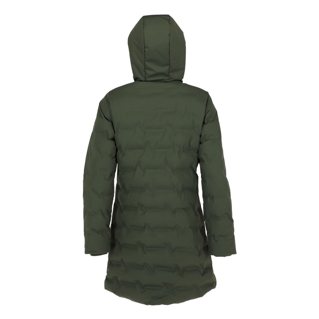 Parka Taurus Verde Musgo Mujer 3 Parka Taurus Verde Musgo Mujer, detalle - Parkas | MerchLAB