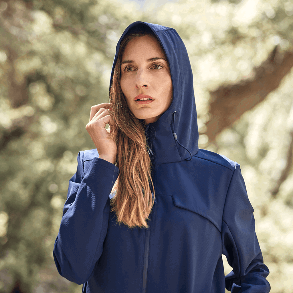 Chaqueta Balcanes Azul Marino Mujer 2 Chaqueta Balcanes Azul Marino Mujer, vista 2 - Parkas | MerchLAB