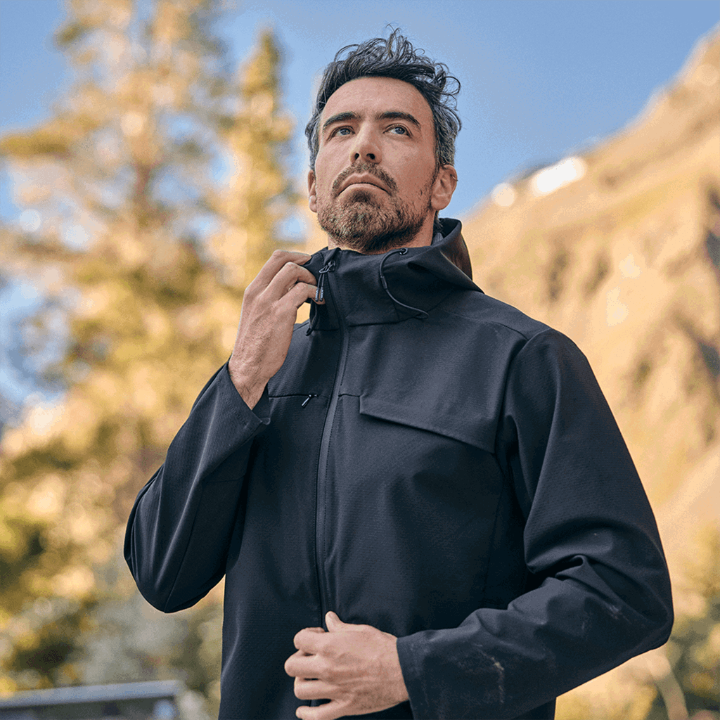 Chaqueta Balcanes Negro Hombre 2 Chaqueta Balcanes Negro Hombre, vista 2 - Parkas | MerchLAB