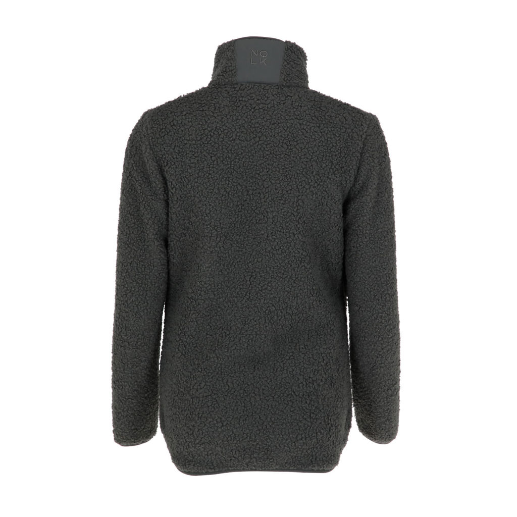 Chaqueta Rysy Gris Acero Mujer 3 Chaqueta Rysy Gris Acero Mujer, detalle - Micropolar | MerchLAB