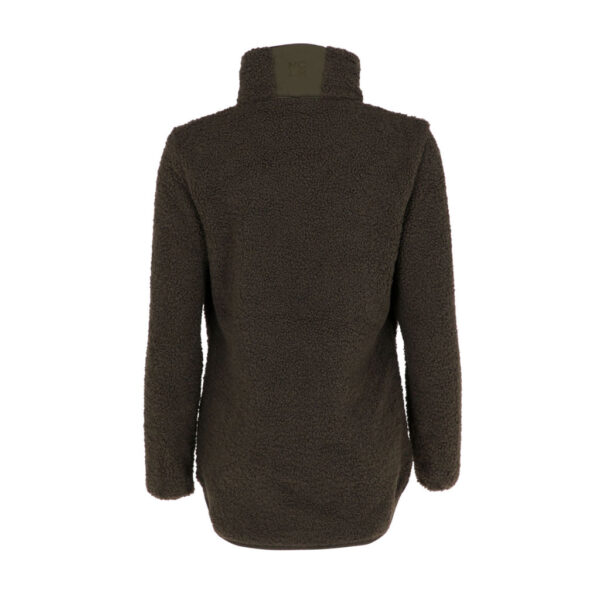Chaqueta Rysy Verde Oliva Mujer, vista 2 - Micropolar | MerchLAB