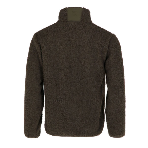 Chaqueta Rysy Verde Oliva Hombre, detalle - Micropolar | MerchLAB
