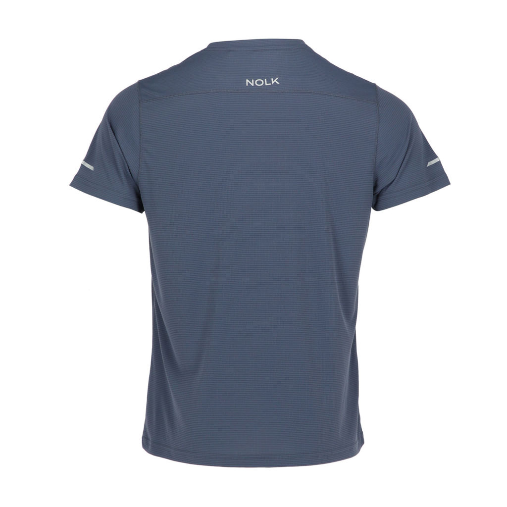 Polera Simos Azul Acero Hombre 2 Polera Simos Azul Acero Hombre, vista 2 - Poleras | MerchLAB