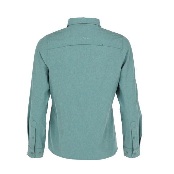Blusa Creta Gris Melange Mujer, detalle - Camisas y Blusas | MerchLAB