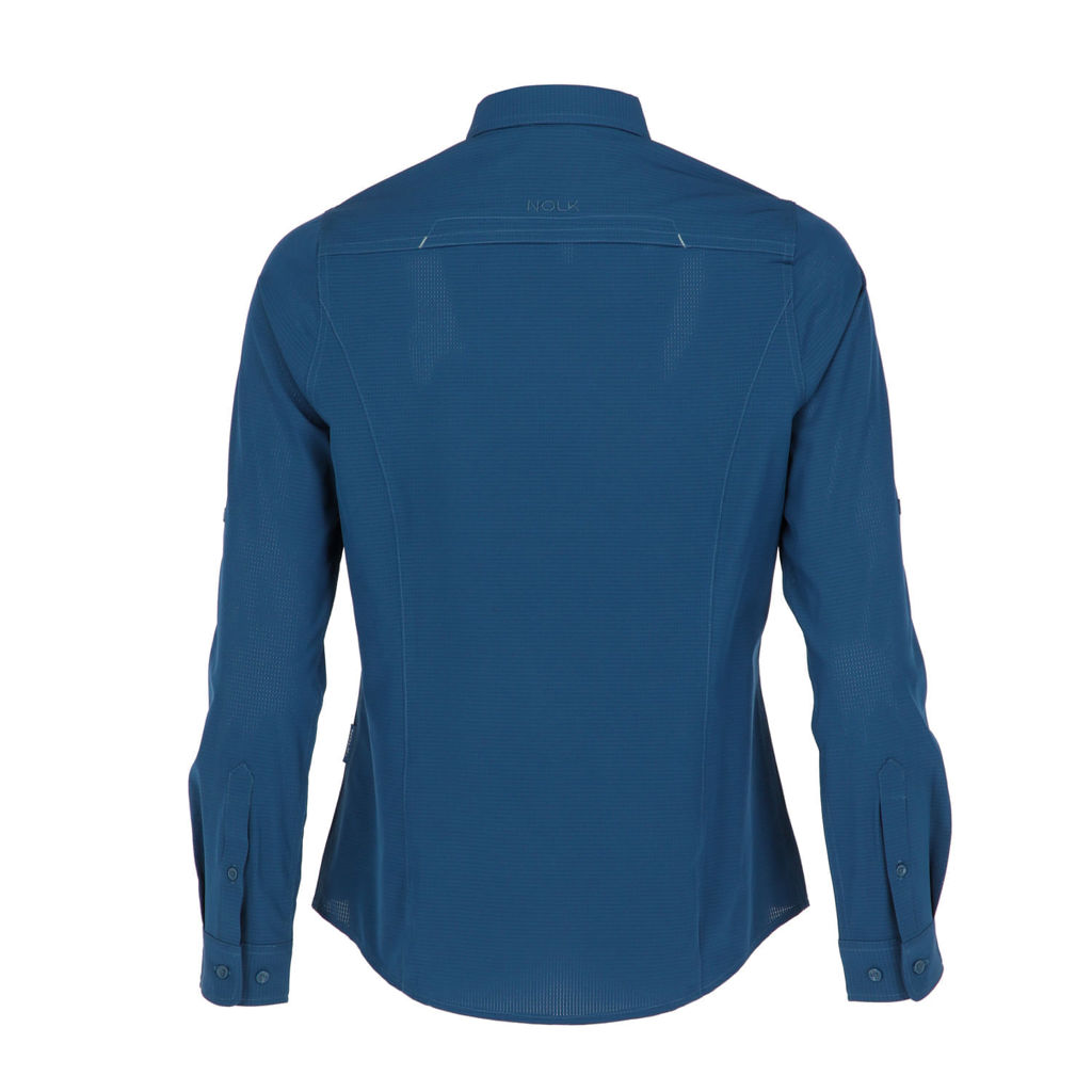 Blusa Santorini Azul Rey Mujer 3 Blusa Santorini Azul Rey Mujer, detalle - Camisas y Blusas | MerchLAB