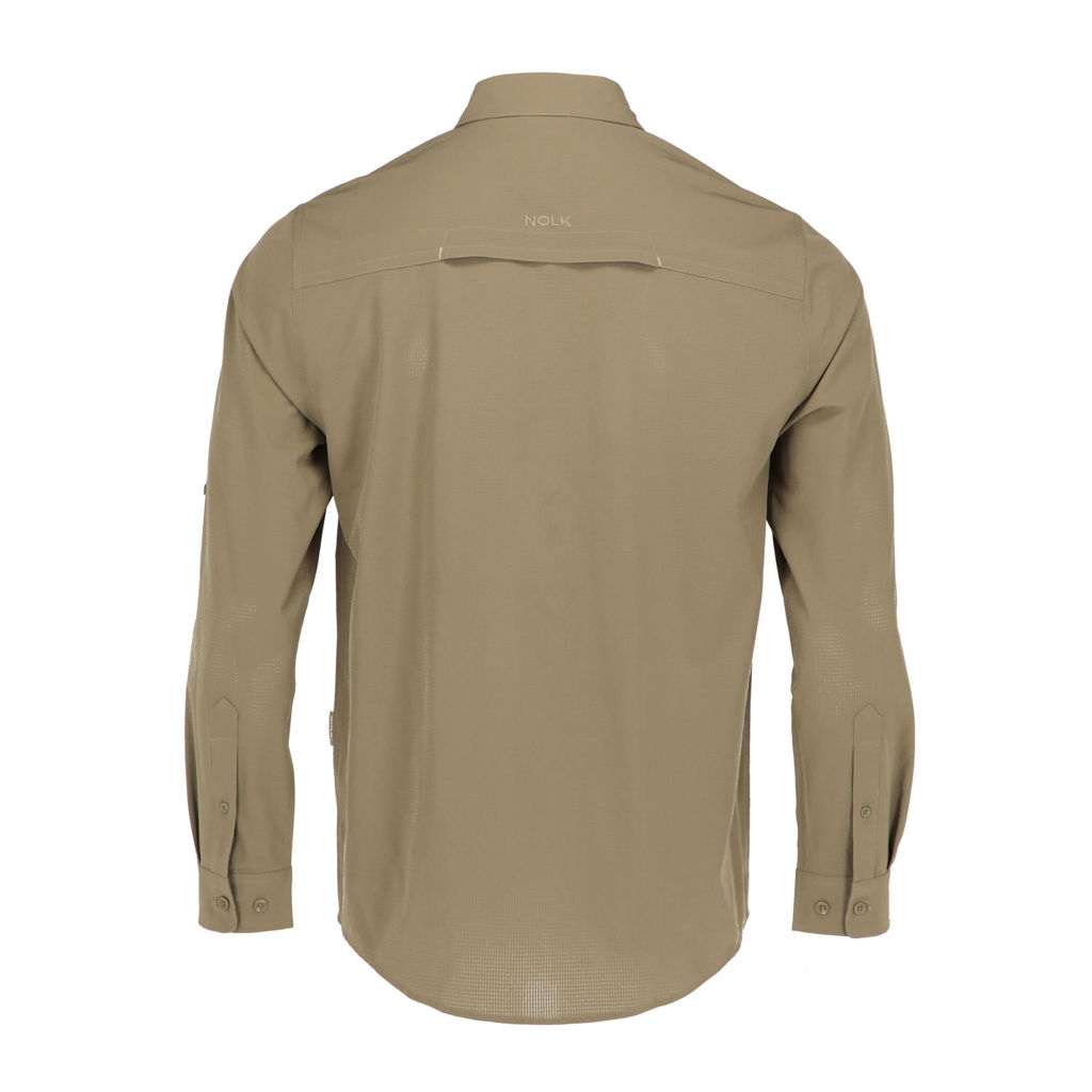 Camisa Santorini Beige Hombre 2 Camisa Santorini Beige Hombre, vista 2 - Camisas y Blusas | MerchLAB