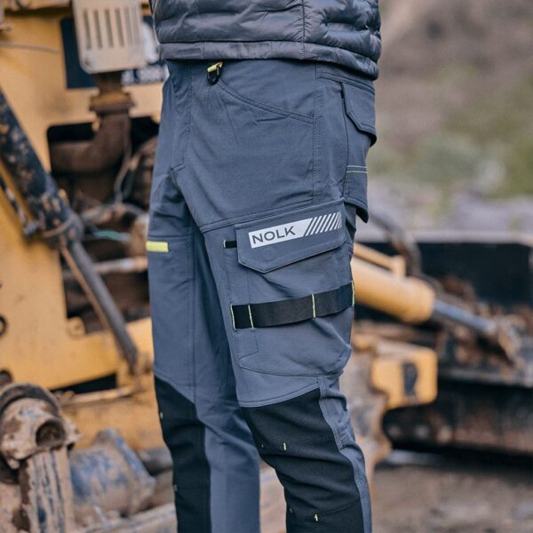 Pantalon Rin Gris Oscuro/Gris Claro Hombre, vista 2 - Pantalones | MerchLAB