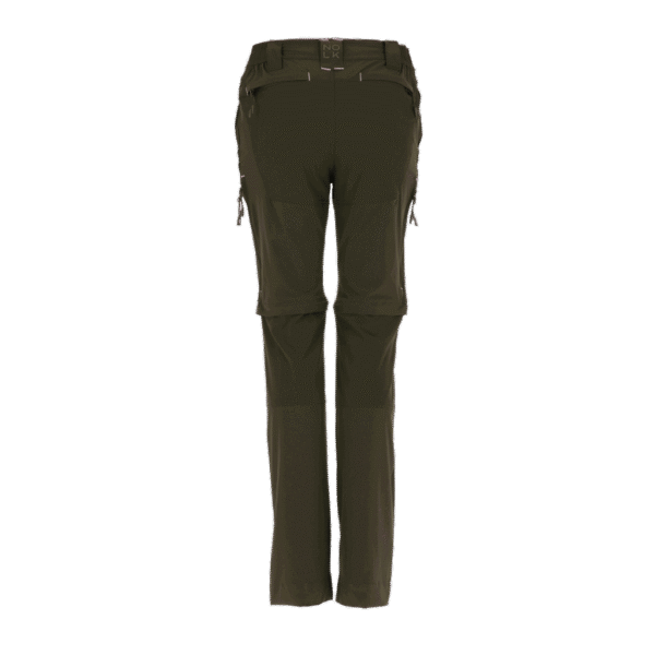 Pantalon Ripstop Desmontable Verde Oliva Mujer, vista 2 - Pantalones | MerchLAB