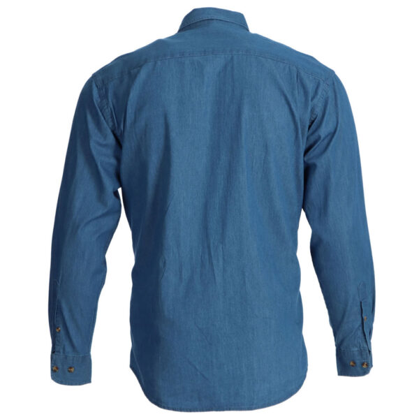 Camisa Mezclilla, vista 2 - Mezclilla | MerchLAB