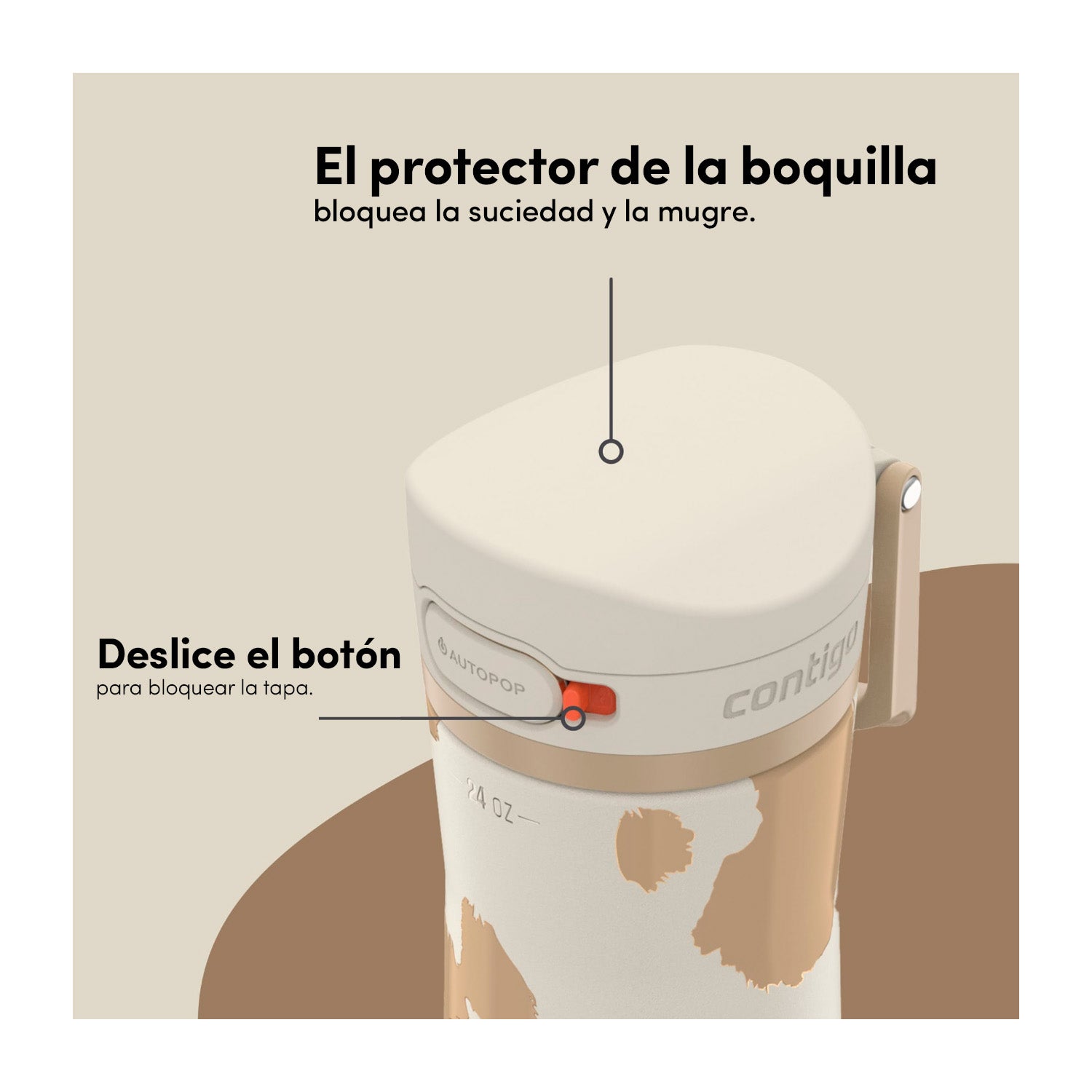 Botella Jackson Contigo 591ml Rosado 3 Botella Jackson Contigo 591ml Rosado vista 3 - regalo corporativo MerchLAB