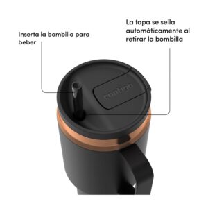 Vaso Snapseal XL Contigo 887ml Negro Cobre vista 1 - regalo corporativo MerchLAB