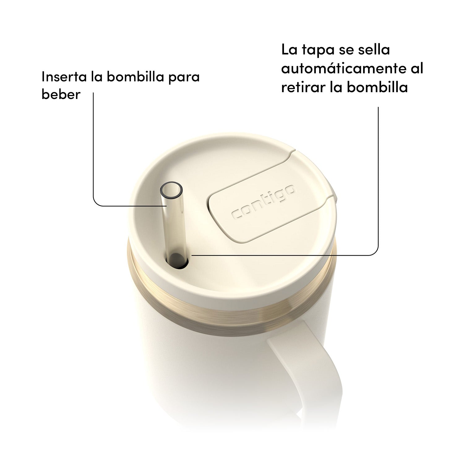 Vaso Snapseal XL Contigo 887ml Blanco 2 Vaso Snapseal XL Contigo 887ml Blanco vista 2 - regalo corporativo MerchLAB