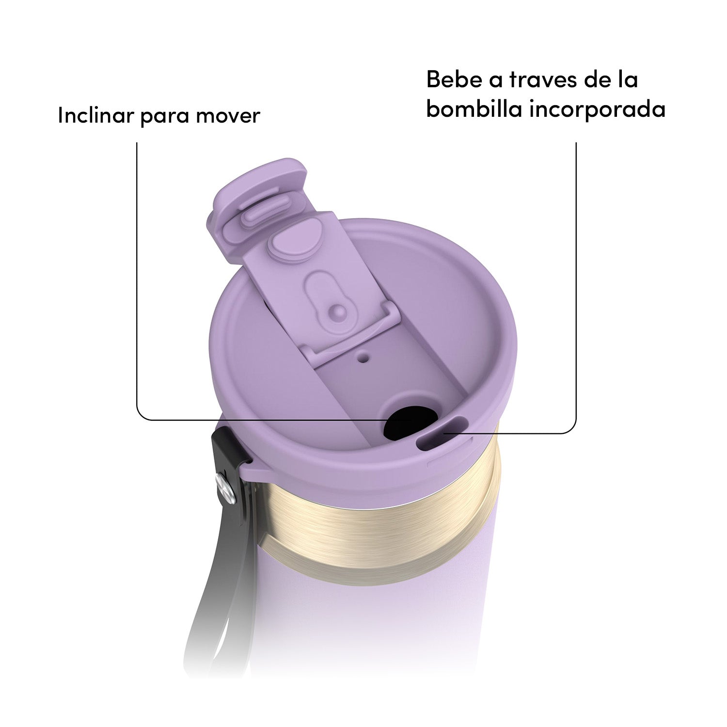 Botella Dual Sip Contigo 710ml Lila 3 Botella Dual Sip Contigo 710ml Lila vista 3 - regalo corporativo MerchLAB