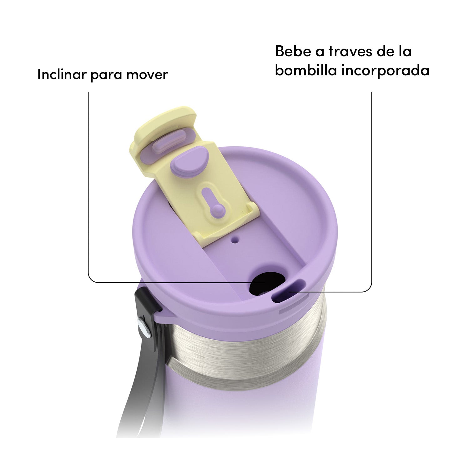 Botella Dual Sip Contigo 473ml Morado 2 Botella Dual Sip Contigo 473ml Morado vista 2 - regalo corporativo MerchLAB