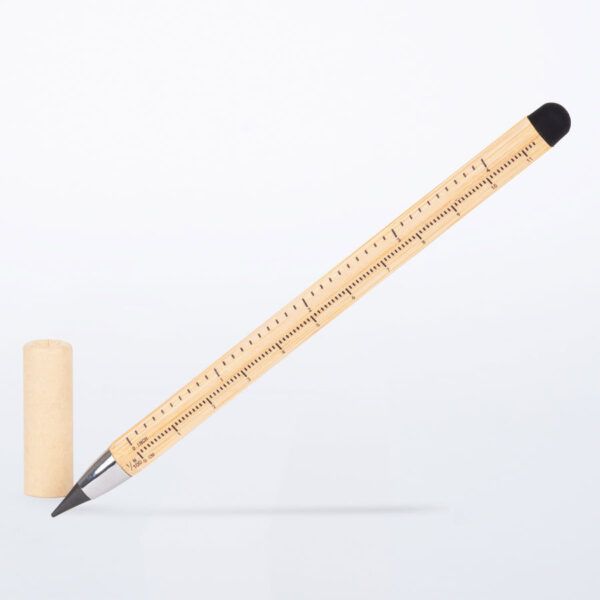 Lápiz de Bamboo con punta Tungsteno, Puntero Touch-Screen y regla de medir 5 Lápiz de Bamboo con punta Tungsteno, Puntero Touch-Screen y regla de medir - Lápices Personalizados