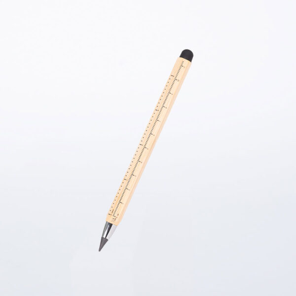Lápiz de Bamboo con punta Tungsteno, Puntero Touch-Screen y regla de medir - Lápices Personalizados