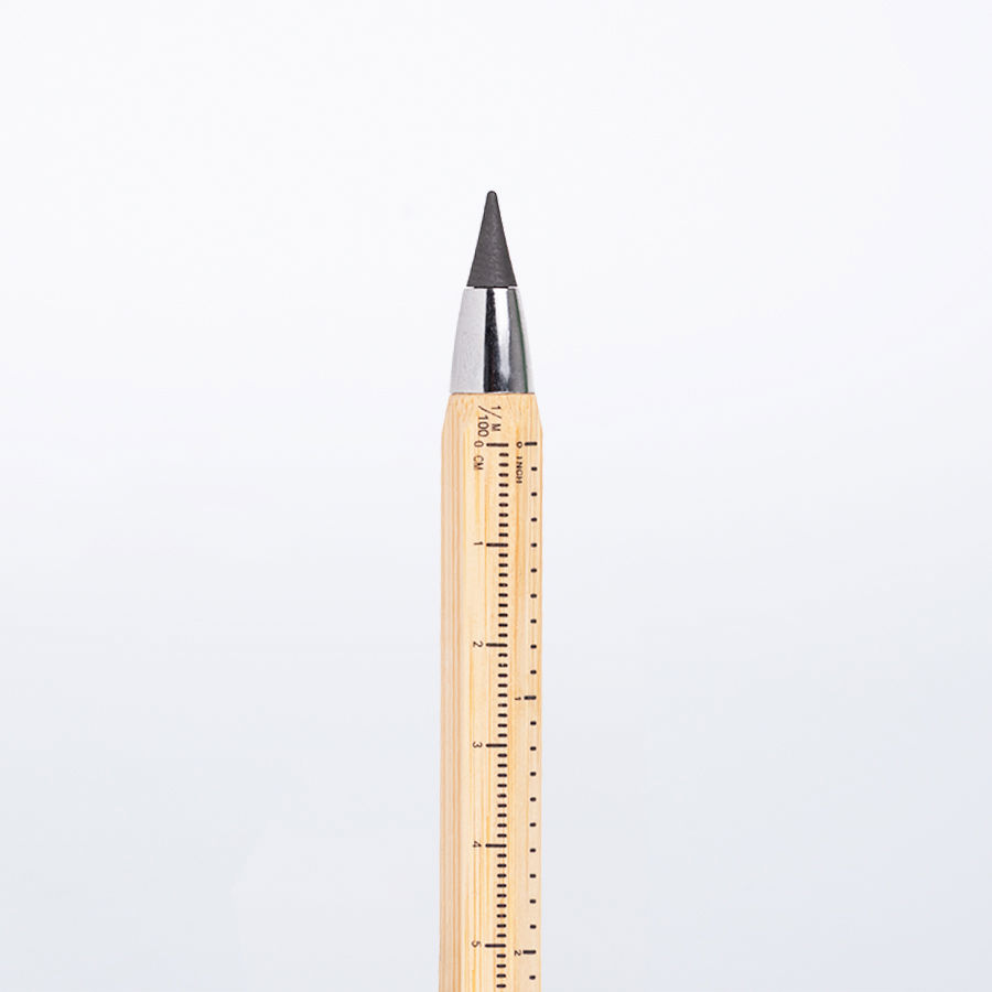 Lápiz de Bamboo con punta Tungsteno, Puntero Touch-Screen y regla de medir 3 Lápiz de Bamboo con punta Tungsteno, Puntero Touch-Screen y regla de medir - Lápices Personalizados