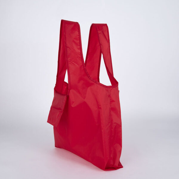 Bolsa plegable de compras en tela reciclada RPET 15L 6 Bolsa plegable de compras en tela reciclada RPET 15L, foto 6 - Bolsas de Poliester | MerchLAB