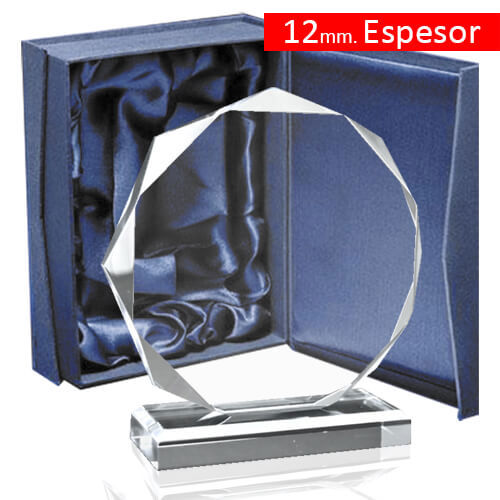 Galvano Cristal Octagonal 5105 1 Galvano Cristal Octagonal 5105 - Galvanos y premios | MerchLAB