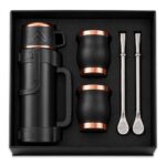 Set de Mate color ENCOBRIZADO/NEGRO M128 - Termos | MerchLAB