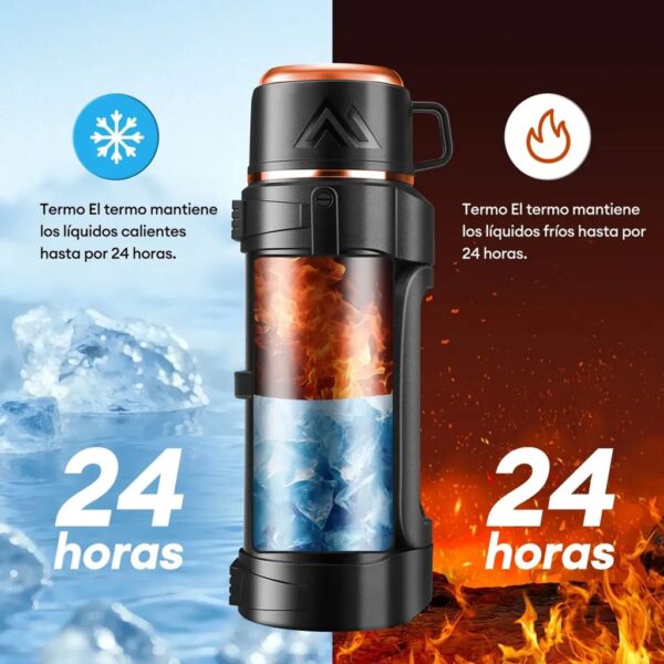 Termo Acero Inoxidable M129 ENCOBRIZADO, foto 7 - Termos | MerchLAB