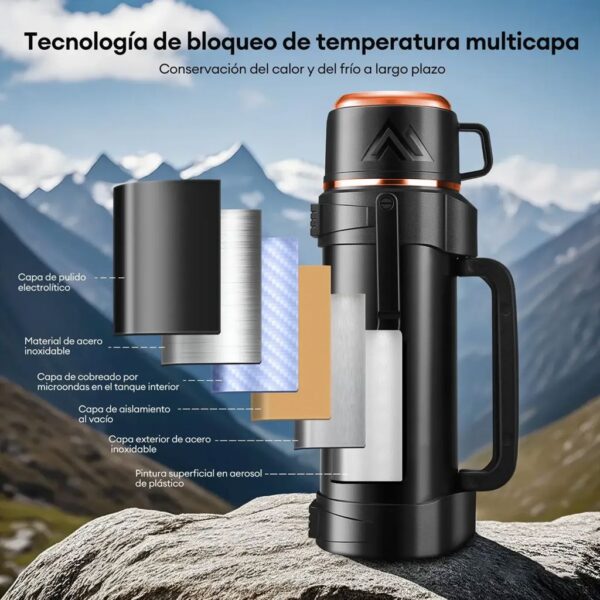 Termo Acero Inoxidable M129 ENCOBRIZADO, foto 8 - Termos | MerchLAB
