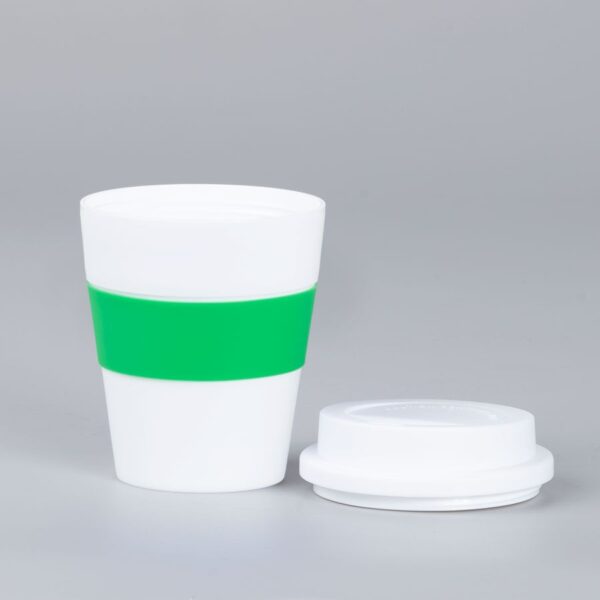 Mug Express Cup "WHITE" 356cc con banda silicona 10 Mug Express Cup "WHITE" 356cc con banda silicona, foto 10 - Mugs Corporativos | MerchLAB