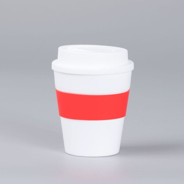 Mug Express Cup "WHITE" 356cc con banda silicona 5 Mug Express Cup "WHITE" 356cc con banda silicona, foto 5 - Mugs Corporativos | MerchLAB